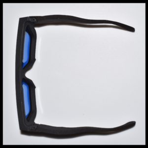 sunglass frames top view