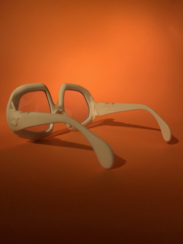 White Sunglass Art Deco